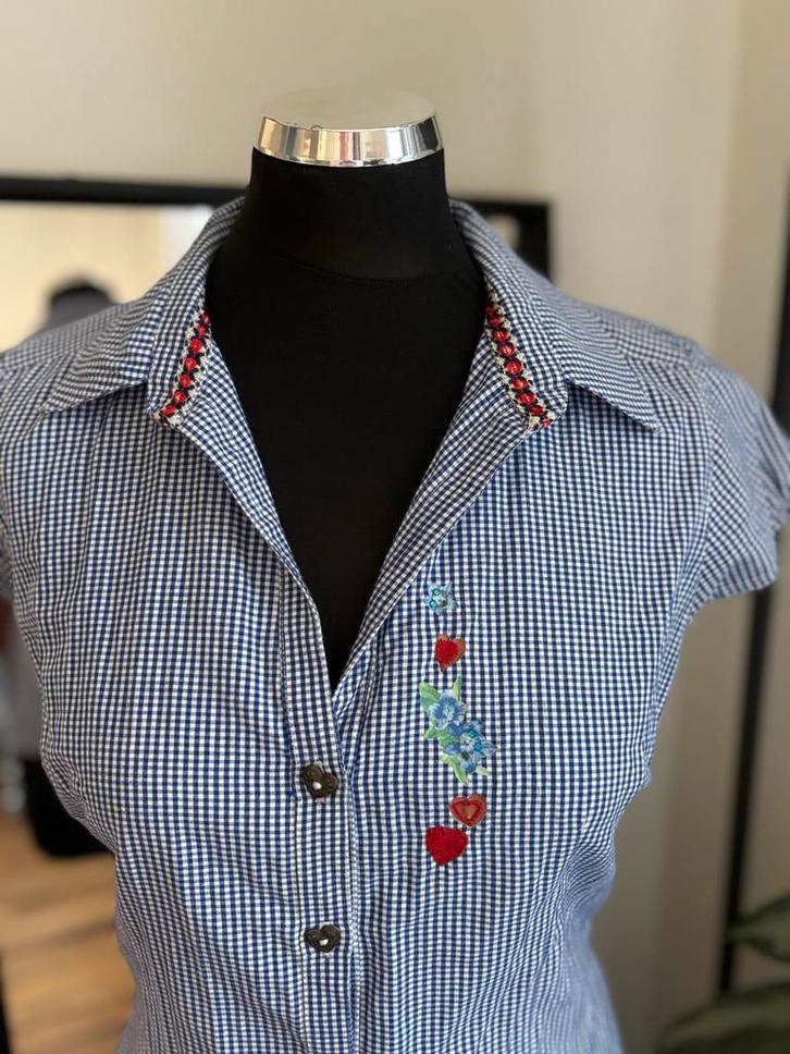 Stockerpoint Blouse Maat 38, Kleding | Dames, Blouses en Tunieken, Gedragen, Maat 38/40 (M), Blauw, Verzenden
