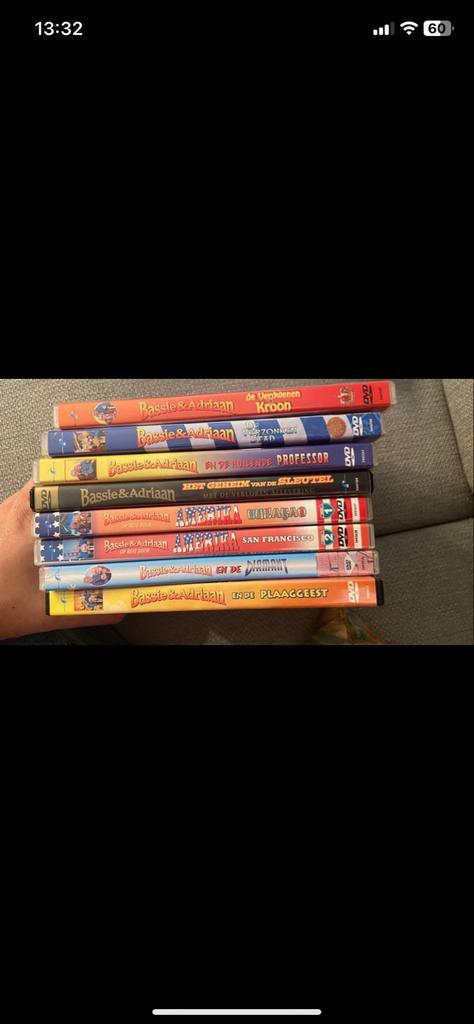 Bassie en Adriaan DVD Collectie, Cd's en Dvd's, Dvd's | Kinderen en Jeugd, Zo goed als nieuw, Film, Avontuur, Boxset, Alle leeftijden