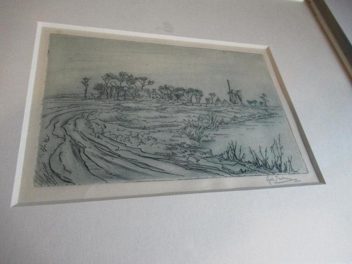 Johan Faber  - Groninger Ploeg, Antiek en Kunst, Kunst | Etsen en Gravures, Ophalen of Verzenden