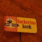 SPELDJE Backerino koek, Verzamelen, Speldjes, Pins en Buttons, Ophalen of Verzenden, Zo goed als nieuw, Merk