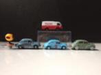 4 schaalmodellen Renault 2 CV., Hobby en Vrije tijd, Ophalen of Verzenden, Nieuw, Bus of Vrachtwagen