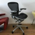 IZGS Bureaustoel stoel Herman Miller Aeron B grijs zwart, Ophalen of Verzenden, Zo goed als nieuw, Nvt, Grijs