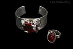 Sieraden set - Armband en Ring, Ophalen, Overige materialen, Armband, Met edelsteen