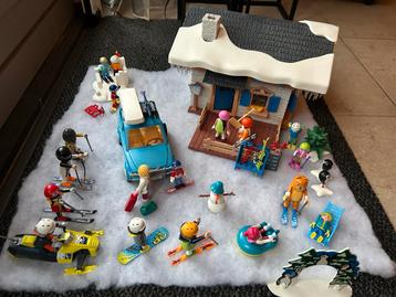 Playmobil Wintersport - 9 Sets inclusief de Skihut beschikbaar voor biedingen