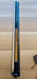 Poolkeu Carbon, Hybride, Hout + Extensies, Sport en Fitness, Biljarten en Poolen, Ophalen of Verzenden, Gebruikt, Keu of Ballen