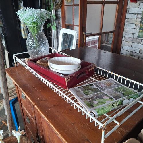 Draadmand dienblad, Antiek en Kunst, Curiosa en Brocante, Ophalen