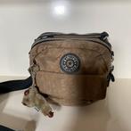 Kipling tas bruin met aapje, Ophalen of Verzenden, Zo goed als nieuw, Bruin, Schoudertasje