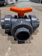 CH 3-weg kogelkraan PVC Ø50 mm – professionele uitvoering, Tuin en Terras, Overige typen, Nieuw, Ophalen of Verzenden, CH (PVC appendages & afsluiters)