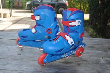 Kinderskates Play3 blauw/rood  maat 32/34 beschikbaar voor biedingen