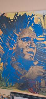 Elvis Presley donkersloot schilderij, Ophalen of Verzenden