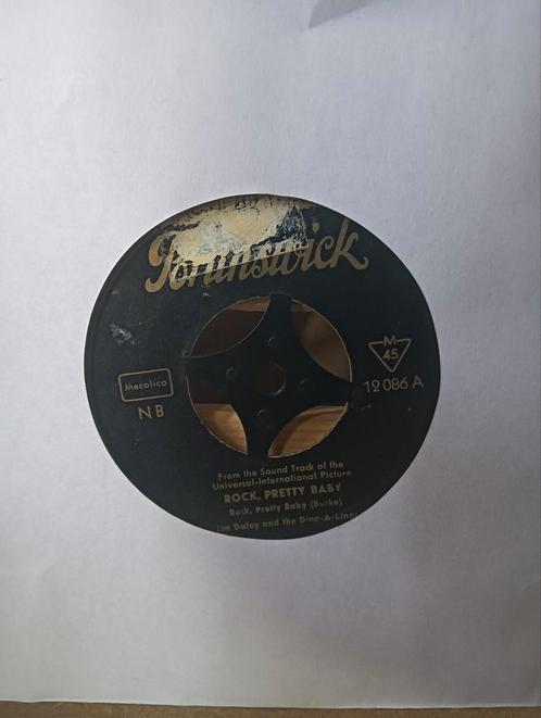 Jim Daley and the ding a lings rock pretty baby, Cd's en Dvd's, Vinyl Singles, Gebruikt, Ophalen of Verzenden
