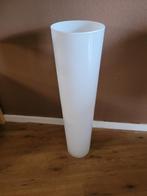 Vaas groot van melkglas hoog 70,5  helemaal gaaf!, Ophalen, 50 tot 75 cm, Wit, Glas