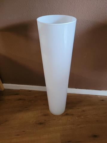 Vaas groot van melkglas hoog 70,5  helemaal gaaf! beschikbaar voor biedingen