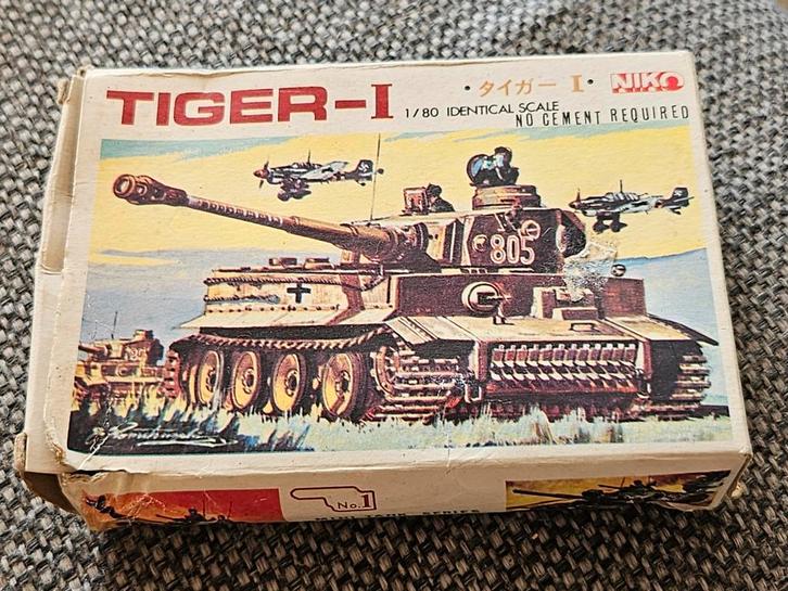 Nikko Tiger I Tank Model 1/80, Hobby en Vrije tijd, Modelbouw | Auto's en Voertuigen, Gebruikt, Ophalen of Verzenden