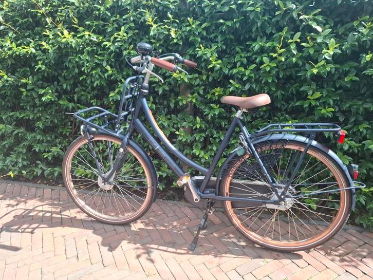 Cortina U4 Transport dames Jeans blauw 28 inc Frame 57 cm, Fietsen en Brommers, Fietsen | Dames | Damesfietsen, Gebruikt, Ophalen