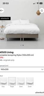 NOUS living boxspring, Ophalen of Verzenden, Zo goed als nieuw, Tweepersoons, 200 cm