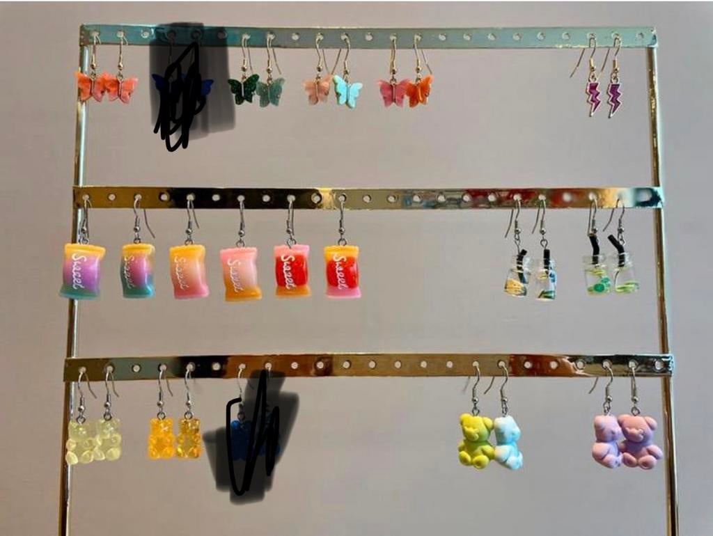 Leuke oorbellen setjes, Overige materialen, Hangers, Overige kleuren, Nieuw