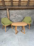 Zeitraum Morph Lounge stoelen en Zeitraum Twist tafel, Hout, Minder dan 75 cm, Ophalen of Verzenden, Zo goed als nieuw