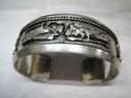 Vintage zilver armband Perzisch design zilver 925, Ophalen, Zo goed als nieuw, Zilver, Zilver