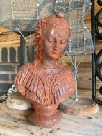 Gietijzeren beelden lampen kooeren potten ijzeren bed, Ophalen, Zo goed als nieuw, Metaal, Overige typen