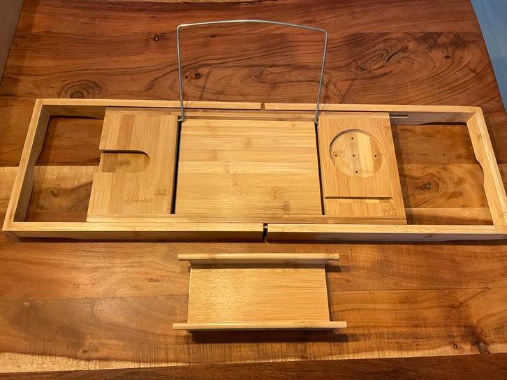 Badrek bamboe - 70x23 cm, Huis en Inrichting, Badkamer | Badtextiel en Accessoires, Zo goed als nieuw, Ophalen of Verzenden