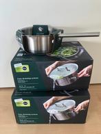 Greenpan pannen, steelpan 16 cm, kookpan Ø 22, Nieuw, Pannenset, Ophalen of Verzenden, Rvs