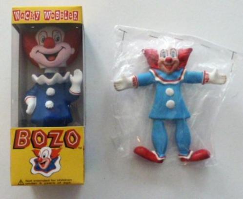 Bozo the Clown Funko Wacky Wobbler MIB en Jesco bendable, Verzamelen, Film en Tv, Zo goed als nieuw, Tv, Actiefiguur of Pop, Verzenden