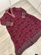 Vintage Sapphire embroidery jurk set maat M, Maat 38/40 (M), Paars, Ophalen of Verzenden, Zo goed als nieuw