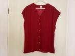 Zomer blouse rood maat 40/42, Ophalen of Verzenden, Zo goed als nieuw, Maat 38/40 (M), Rood