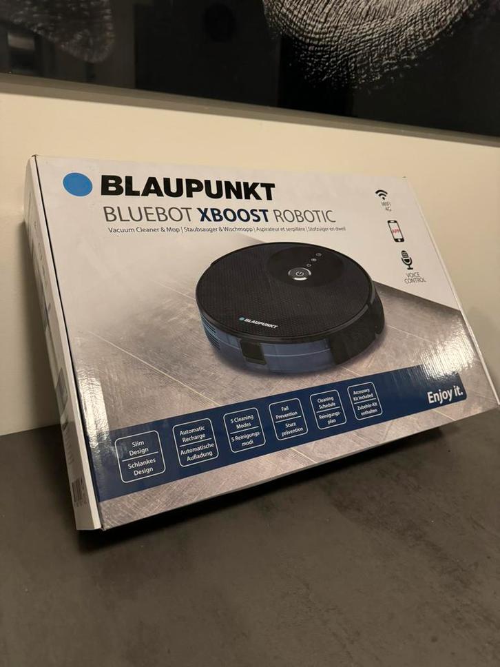 Blaupunkt XBoost Robotstofzuiger – Dweilfunctie – Met App, Witgoed en Apparatuur, Stofzuigers, Zo goed als nieuw, Robotstofzuiger