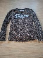 Vingino longsleeve/trui luipaard print zgan maat 152/12y, Meisje, Ophalen of Verzenden, Zo goed als nieuw, Vingino