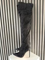 GIANVITO ROSSI NEW Over the knee BOOTS  Black Suede  37,5, Hoge laarzen, Zwart, Nieuw, Ophalen of Verzenden