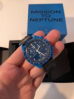 Moonswatch Neptune (Swatch x Omega), Sieraden, Tassen en Uiterlijk, Horloges | Heren, Kunststof, Polshorloge, Swatch, Kunststof