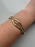 Zilver vergulde bangle armband, Verzenden, Zo goed als nieuw, Goud, Goud