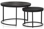 Coco Maison salontafels 2 stuks, 50 tot 100 cm, Rond, Nieuw, Minder dan 50 cm