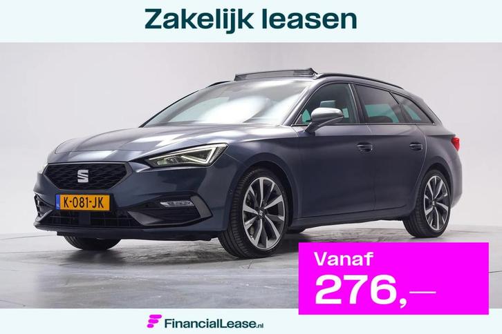 SEAT Leon 1.5 eTSI FR Launch Edition Aut. [ Panoramadak Came, Auto's, Seat, Bedrijf, Lease, Financial lease, Leon, ABS, Achteruitrijcamera