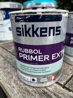 Sikkens rubbol buitenverf + primer wit, Doe-het-zelf en Verbouw, Verf, Beits en Lak, Wit, Ophalen of Verzenden, Zo goed als nieuw