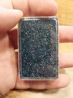 55 karaat blauwe saffieren 1 tot 2mm, Ophalen of Verzenden, Zo goed als nieuw