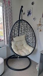 Hangstoel - Relaxen in Stijl!, Huis en Inrichting, Stoelen, Ophalen, Zo goed als nieuw, Zwart, Eén