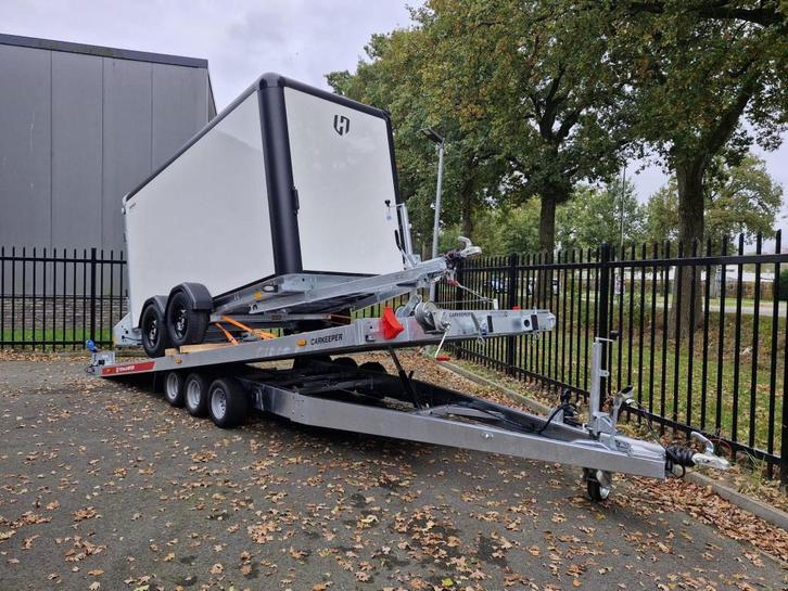 Temared kanteltrailer alu bodem DEMO!! Nieuw. Eenmalig, Auto diversen, Aanhangers en Bagagewagens, Nieuw