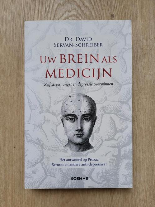 David Servan-Schreiber - Uw brein als medicijn, Boeken, Psychologie, Zo goed als nieuw, Ophalen of Verzenden