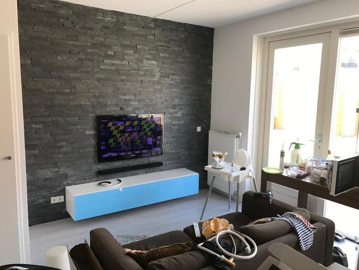 muurelementen Black Slate Leisteen flatpanel breukruw, Tuin en Terras, Grind, Keien en Split, Nieuw, Overige typen, Ophalen