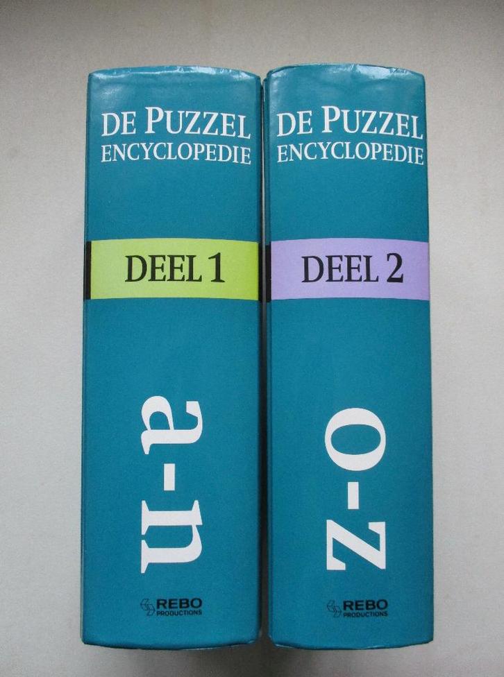 Puzzel Encyclopedie in 2 delen, Boeken, Hobby en Vrije tijd, Zo goed als nieuw, Overige onderwerpen, Ophalen of Verzenden