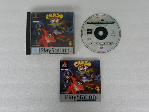 PS1: Crash Bandicoot 2 - Cortex Strikes Back (Platinum), Spelcomputers en Games, Games | Sony PlayStation 1, Gebruikt, Avontuur en Actie