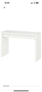Toilettafel en spiegel, Huis en Inrichting, Ophalen, Zo goed als nieuw, Hout, Minder dan 100 cm
