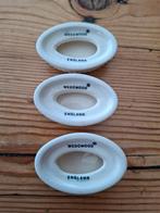 Wedgwood messenleggers, 3 stuks, nieuwstaat, Keramiek, Overige typen, Ophalen of Verzenden, Zo goed als nieuw
