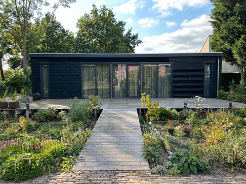 Luxe duurzaam chalet 56 m² 2 slaapkamers met eigen badkamer, Huizen en Kamers, Recreatiewoningen te koop