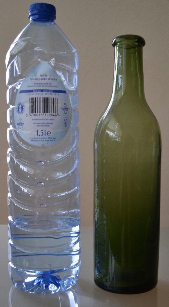 antieke franse wijnfles mondgeblazen ? w19, Antiek en Kunst, Antiek | Glas en Kristal, Ophalen