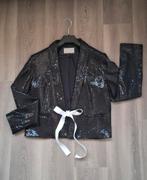 Zwarte pailletten blazer, Maat 38/40 (M), Zwart, Nieuw, Ophalen of Verzenden