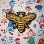 Gouden bij opstrijkplaatje patch badge applicatie embleem, Verzenden, Nieuw, Overige applicaties